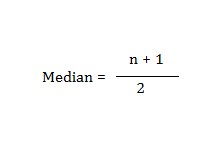 Formula for the median